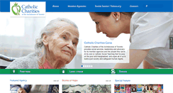 Desktop Screenshot of catholiccharitiestor.org